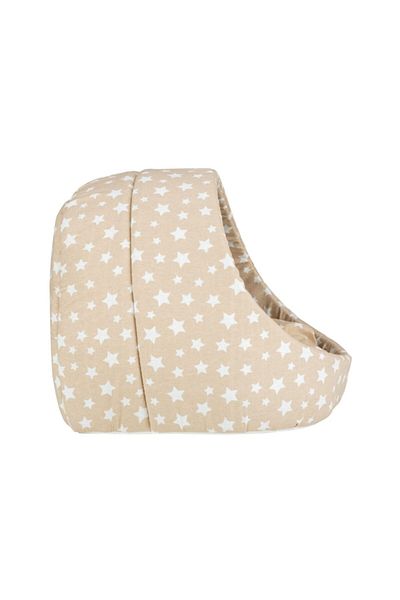 CatHouse Brown Star Patterned Cat Cave - Snakeable 40X40 cm House Nest