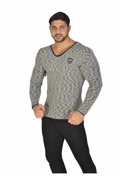 Big Sam Slim Fit Knitted Textured Sweater Sweatshirt Big Sam 4650