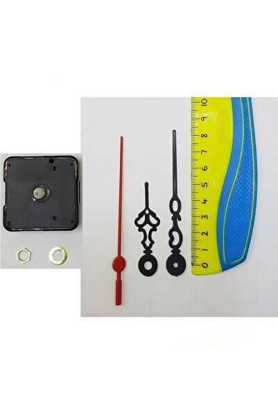 Otantik Duvar Saati Mekanizması Akrep Yelkovan Saniye Motor Sessiz Akar Saniy...