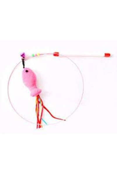 CMT Cat Fishing Rod 90 cm Fish Catching Sound Rattle Toy