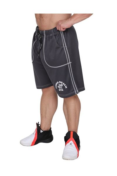 Big Sam Anthracite Fitness Sports Shorts 1401