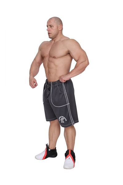 Big Sam Anthracite Fitness Sports Shorts 1401