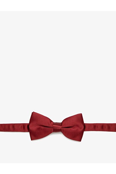 Koton Men's Claret Red Bow Tie