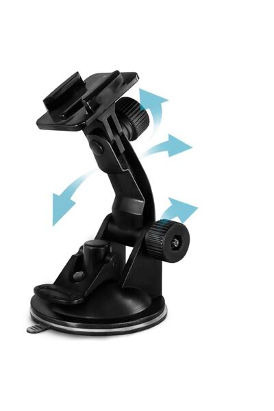 GoPro Uyumlu Vakumlu Vantuz Düz Bağlantı - Aksiyonbutik