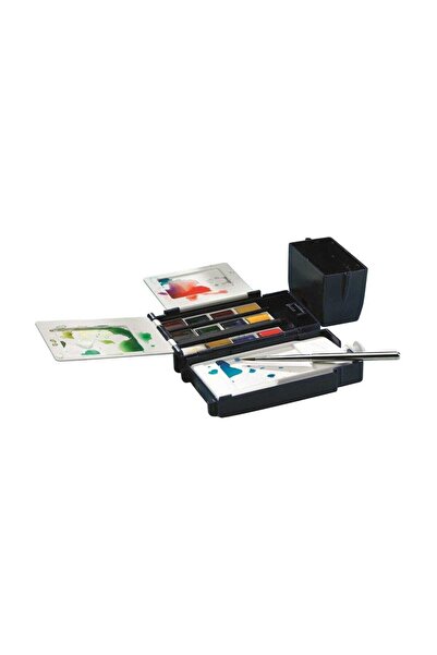 Genel Markalar Winsor & Newton Cotman Field Box 1/2 Tablet Sulu Boya 12 Renk