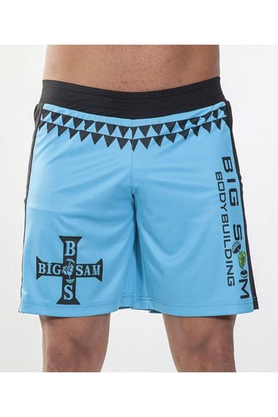 Big Sam Blue Training Shorts 1447