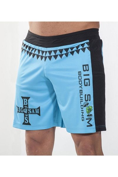 Big Sam Blue Training Shorts 1447