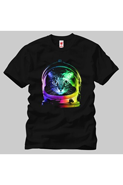 Crazy Muška majica sa mačkom astronautom