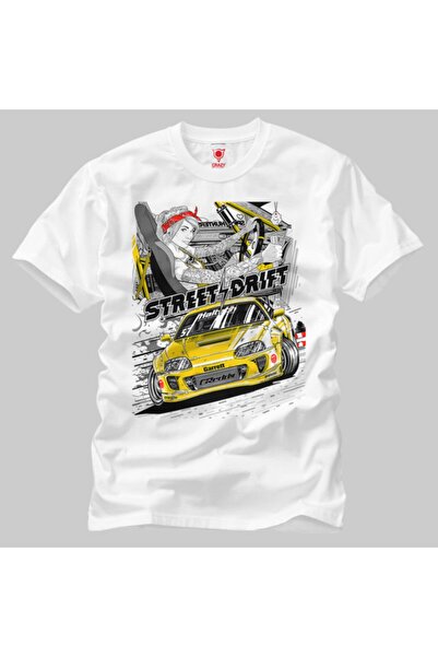 Crazy Toyota Supra Street Drift - Чоловічий футболка