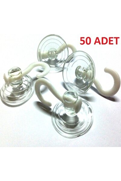 hagiki (10 Adet) Küçük 3cm Vantuz Öpücük Askı Cam Askısı (10 Adet)