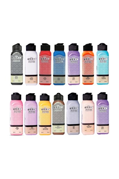 Artdeco Akrilik Boya 140 ml Karışık Renkler 14 Renk