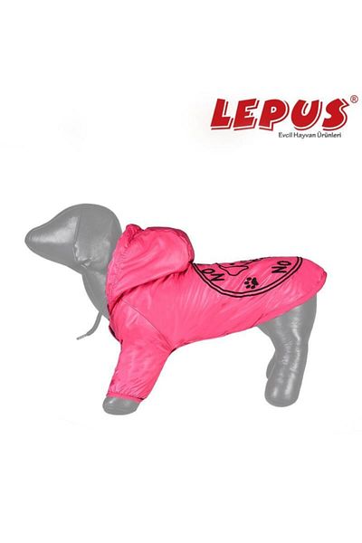 Lepus Small Breed Dog Raincoat Coat Fuchsia Large