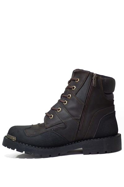 Darkwood 6909 Cizme pentru bărbați Cizme casual maro din piele naturală