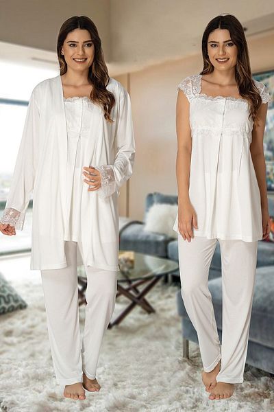 Effort Pijama Pink Cross Pajamas Set 2301 - Suitable for Pregnancy