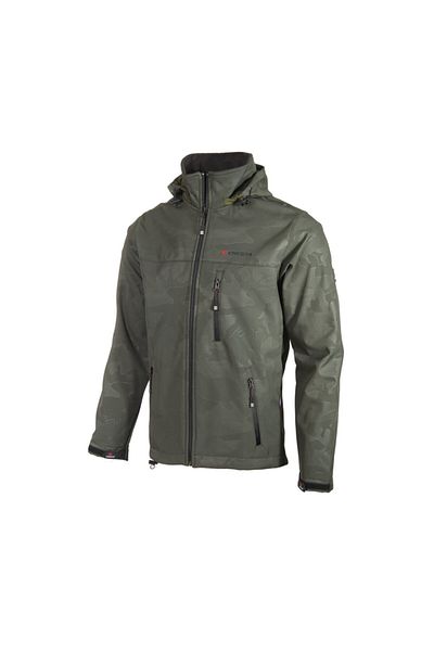 Cresta Ανδρικό Softshell μπουφάν με κουκούλα καμουφλάζ εξωτερικού χώρου