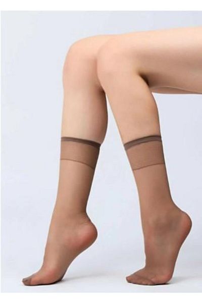 Müjde 3 Piece Thin Socks - 20 Denier Thin Women's Socks