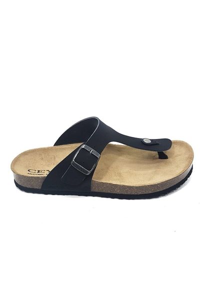 Ceyo 9910-m Anatomical Flip Flops Black Men's Slippers