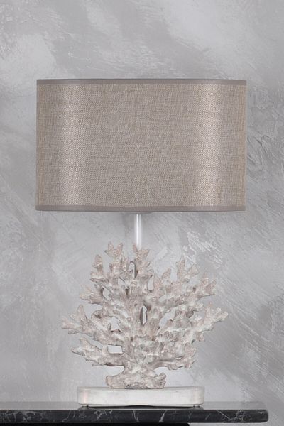 Qdec Modern Design Coral Lampshade Antique White H.gold