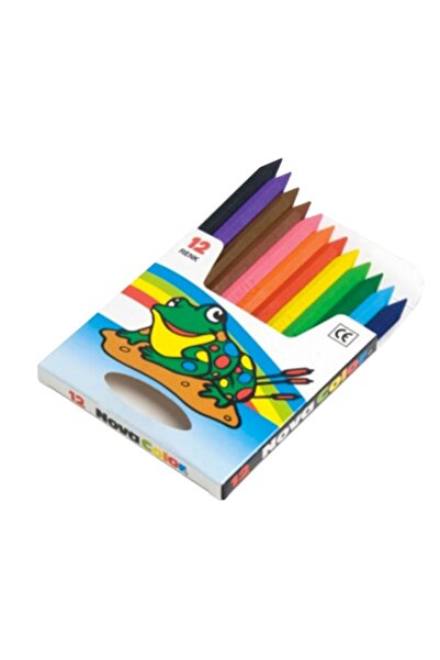 Nova Color Nc-1112 Silinebilir Mum Boya 12 Renk Yarım Boy