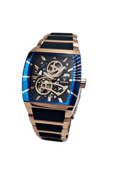 Raymond Swiss 5129Otm Automatic Navy Blue Men's Wrist Watch