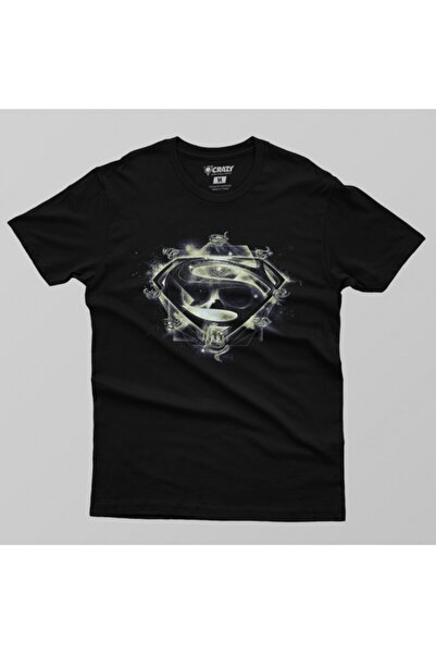 Crazy Tricou pentru bărbați S Shield Over Skull