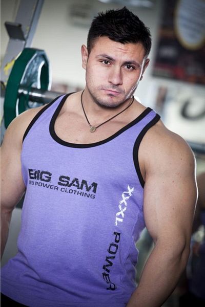 Big Sam قميص تدريب أرجواني 2078