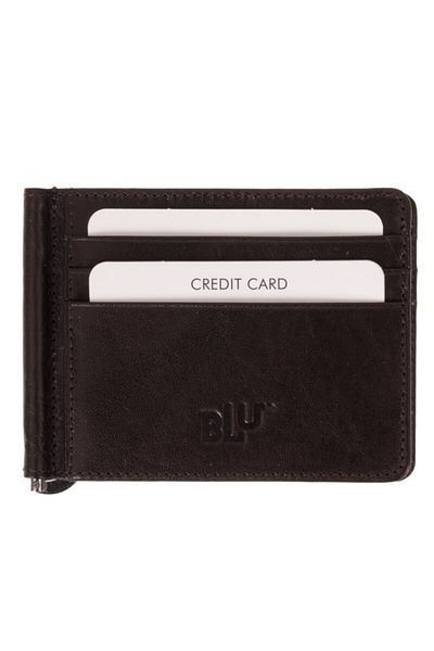 BLU Leather Card Holder - Fashionable and Practical Design