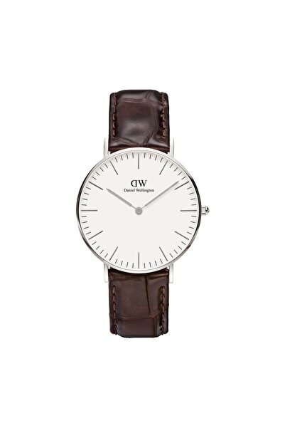Daniel Wellington Ρολόι DW00100055, unisex, 40 χιλιοστά, μεταλλικό, Ασημί