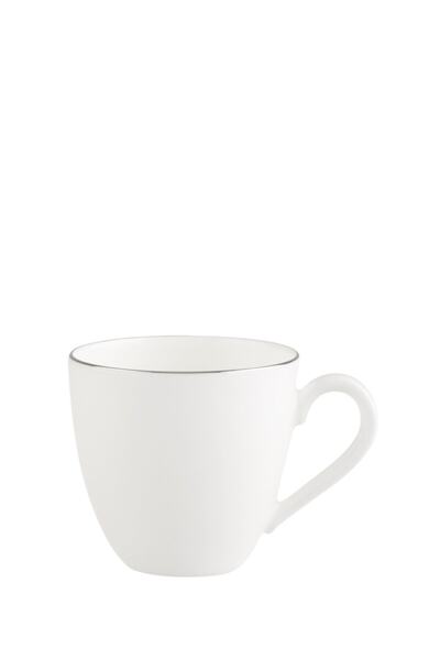 Villeroy & Boch Anmut Platinum No:1 Kemik Porselen Beyaz Çay Fincanı