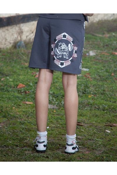 Big Sam Slit Gray Shorts 1415
