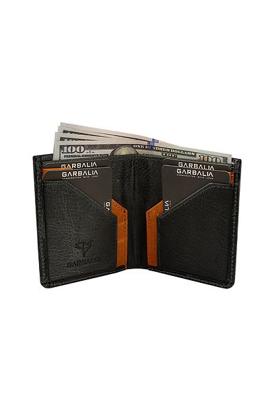 Garbalia Handmade Vintage Leather Black Men's Wallet