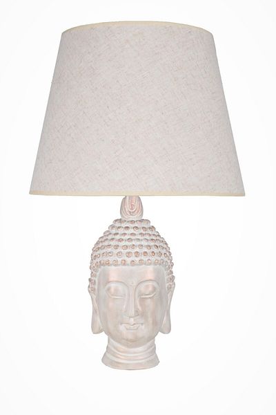Qdec Antique White Cream - Modern Design Large Buddha Lampshade