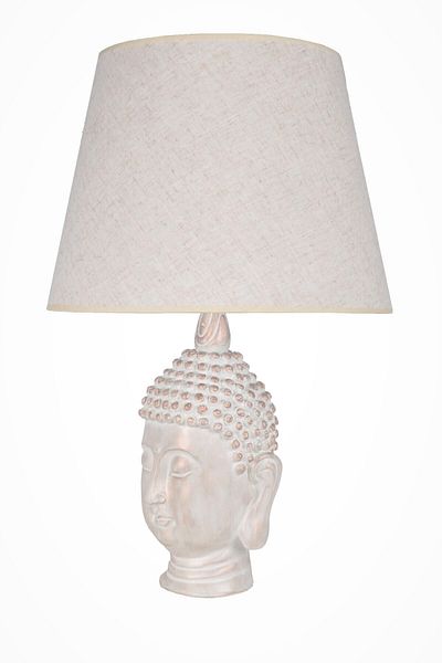 Qdec Antique White Cream - Modern Design Large Buddha Lampshade