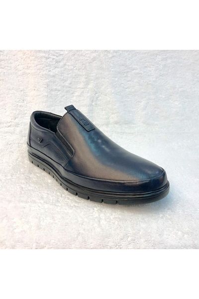 MARCOMEN 9573 Navy Blue Daily Leather Casual Shoes
