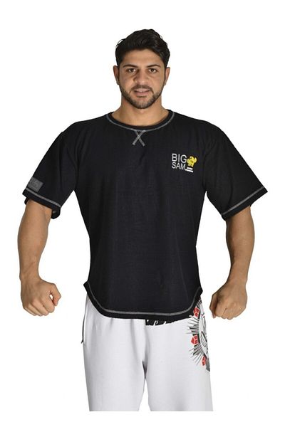 Big Sam Black Towel Training T-Shirt Big Sam 3199