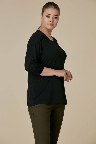 RMG Women's Black Glitter Blouse 6443