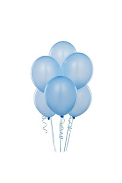 Kikajoy Light Blue Standard Balloon 100 Pieces