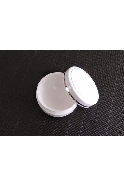 demethome Silver Stripe Luxury Empty Cosmetic-crem-pomade Cutie Borcan de cremă din plastic 10 bucăți 50 ml