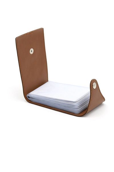 2K Credit Card Holder Tan 10 Sheets Horizontal 7x10,5 Cm