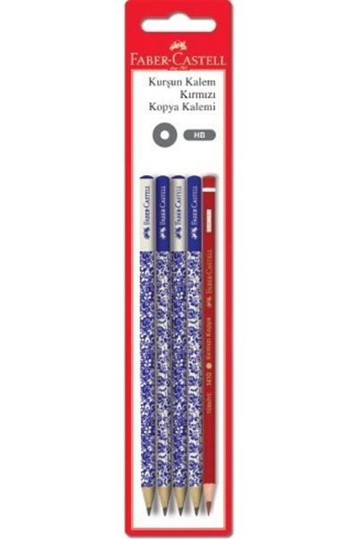 Faber Castell Faber - Castell Floral Pencil + Red Copy Pencil
