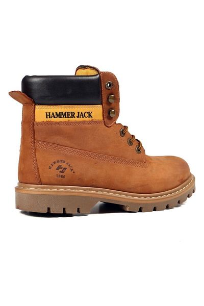 Hammer Jack Ανδρικές καφέ δερμάτινες μπότες