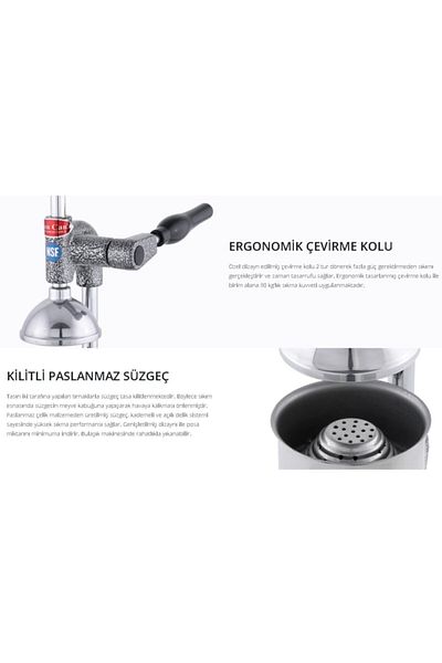 Cancan Orange Pomegranate Squeezer Professional Type 0102