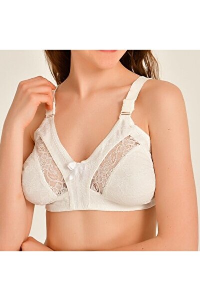 ECEM Dantelli Toparlayıcı Krem 3'lü Südyen