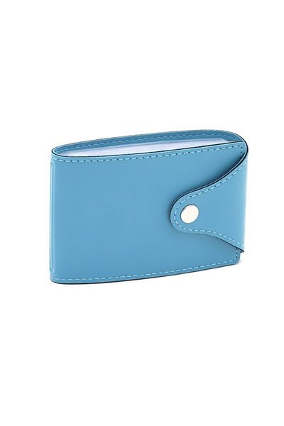 2K Credit Card Holder Turquoise 10 Leaves Horizontal 7x10,5 Cm