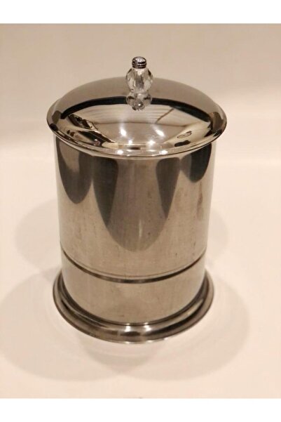 Meloni Lüks Kristalli Paslanmaz Manuel Çöp Kovası Krom