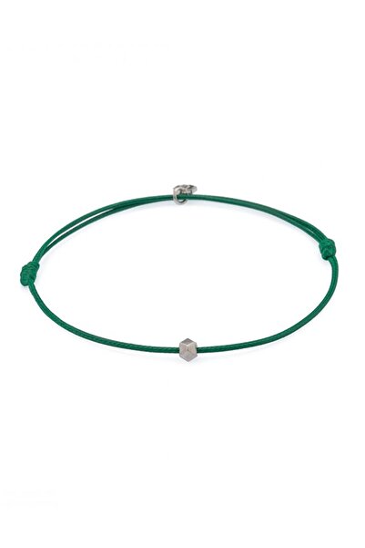 Atolyewolf Yeşil Ip Şans Bileklik