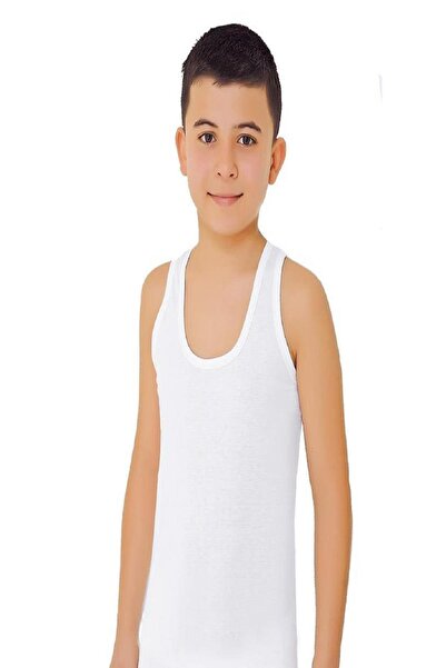 Gümüş İç Giyim Tricouri din bumbac pentru băieți, pachet de 12