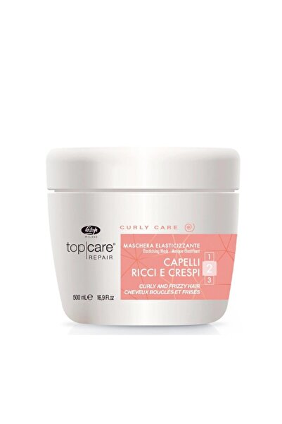 Lisap Top Care Curly Curly - قناع 500 مل للشعر المتمرد