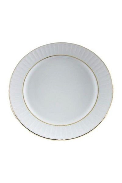 Güral Porselen 19 cm Size Starry Pit Dinner Plate 12 Pieces
