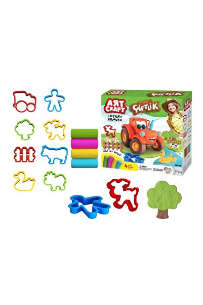 DEDE Art Craft 200 Gr.Cute Farm Play Dough Set